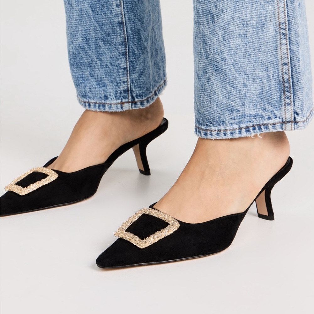 Sam Edelman Brit Mule Kitten Heel - Worn Once